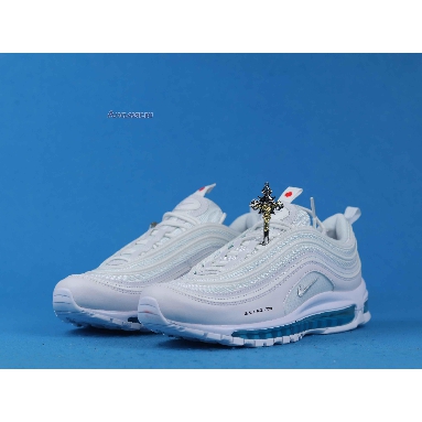 MSCHF x INRI x Nike Air Max 97 Jesus Shoes Custom 921826 101-JESUS White/Blue Sneakers