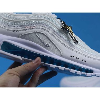 MSCHF x INRI x Nike Air Max 97 Jesus Shoes Custom 921826 101-JESUS White/Blue Sneakers