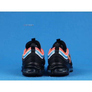 Nike Air Max 97 On Air: Neon Seoul CI1503-001 Black/Reflect Silver-Blue Lagoon Mens Womens Shoes