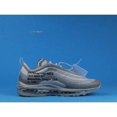 Off-White x Nike Air Max 97 Menta AJ4585-101 Off White/Wolf Grey-White-Menta Mens Womens Shoes