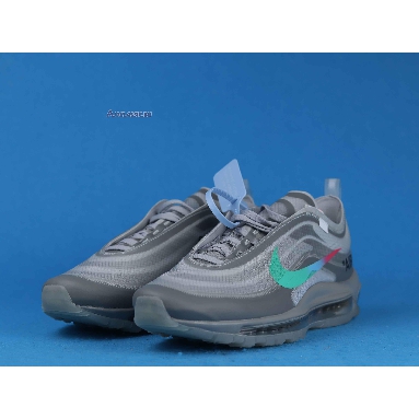 Off-White x Nike Air Max 97 Menta AJ4585-101 Off White/Wolf Grey-White-Menta Mens Womens Shoes