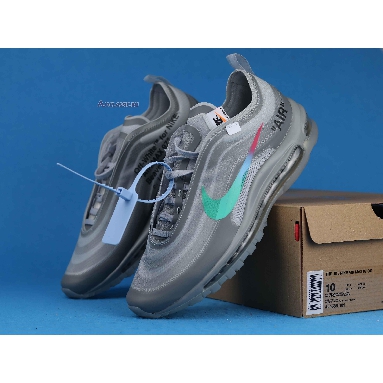 Off-White x Nike Air Max 97 Menta AJ4585-101 Off White/Wolf Grey-White-Menta Mens Womens Shoes