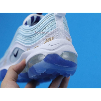 Nike Air Max 97 Golf NRG Wing It CK1220-100 White/Topaz Mist/Celestial Gold/Deep Royal Mens Womens Shoes