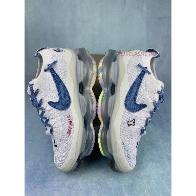 Nike Air Max Scorpion Flyknit Just Do It FJ7736-141 White/Blue Whisper Sneakers