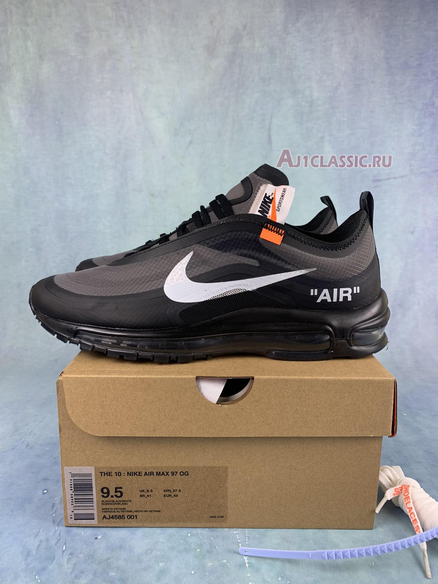 New Off-White x Nike Air Max 97 "Black" AJ4585-001 Shoes