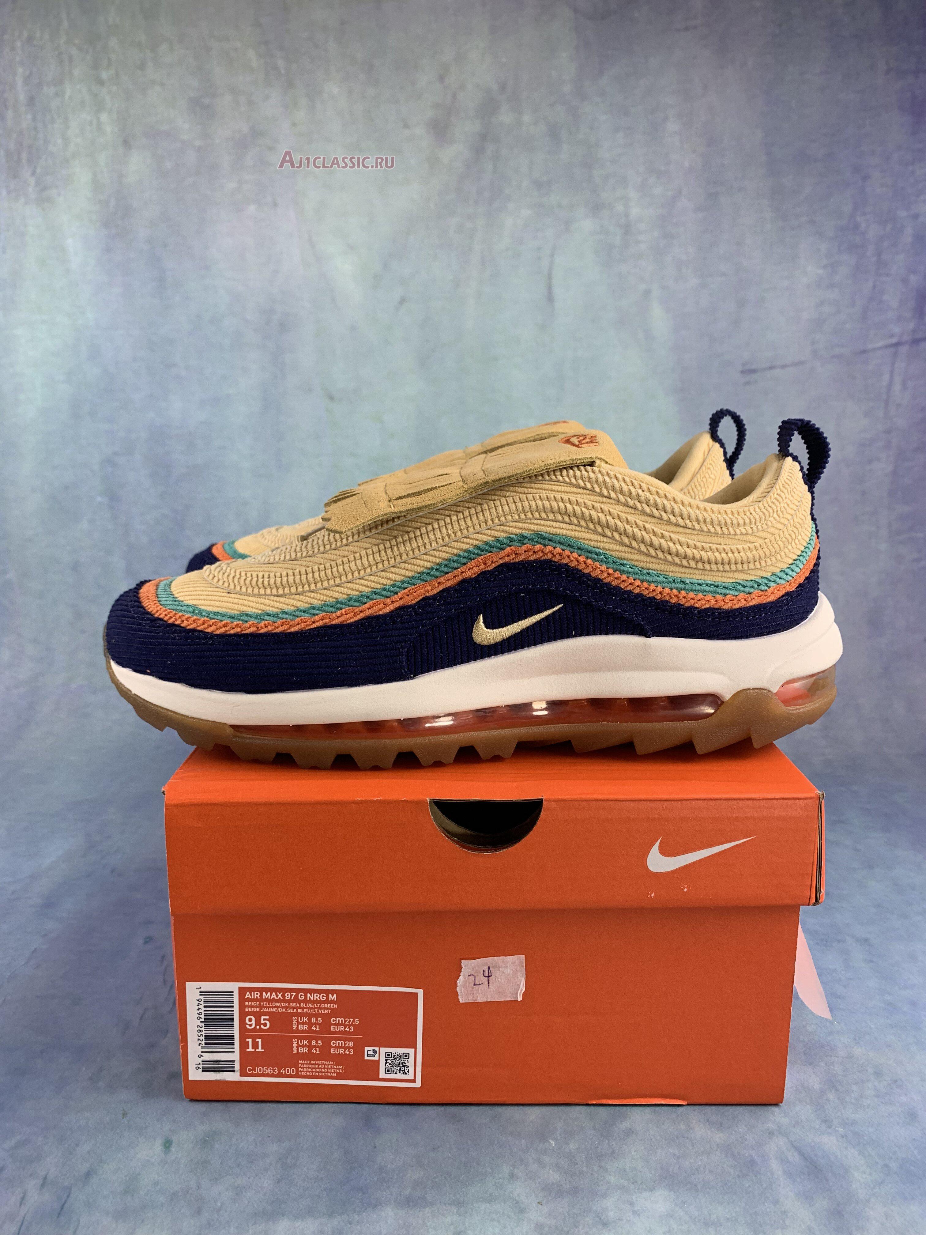 New Nike Air Max 97 Golf NRG "Celestial Gold" CJ0563-400 Shoes