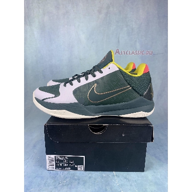 Nike Zoom Kobe 5 Protro EYBL CD4991-300 Forest Green/Metallic Red Bronze/Speed Yellow/Forest Green Mens Womens Shoes