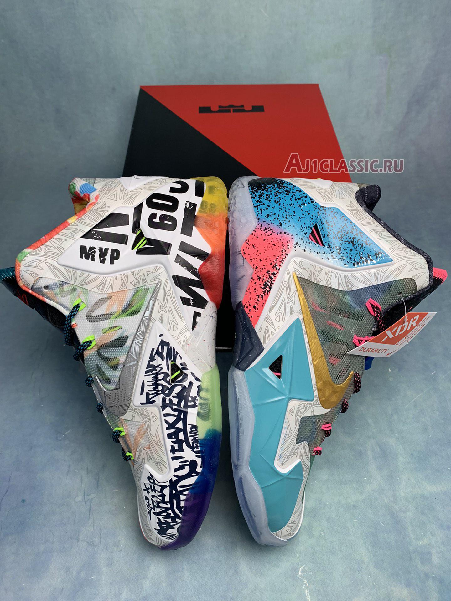 New Nike LeBron 11 Premium "What The LeBron" 650884-400 Shoes