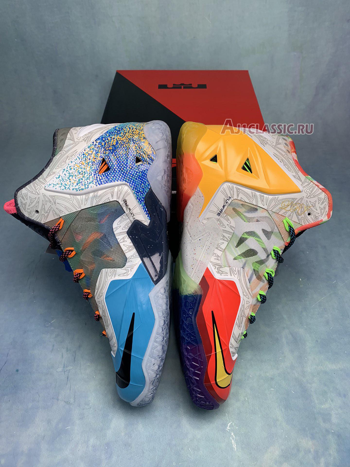 New Nike LeBron 11 Premium "What The LeBron" 650884-400 Shoes