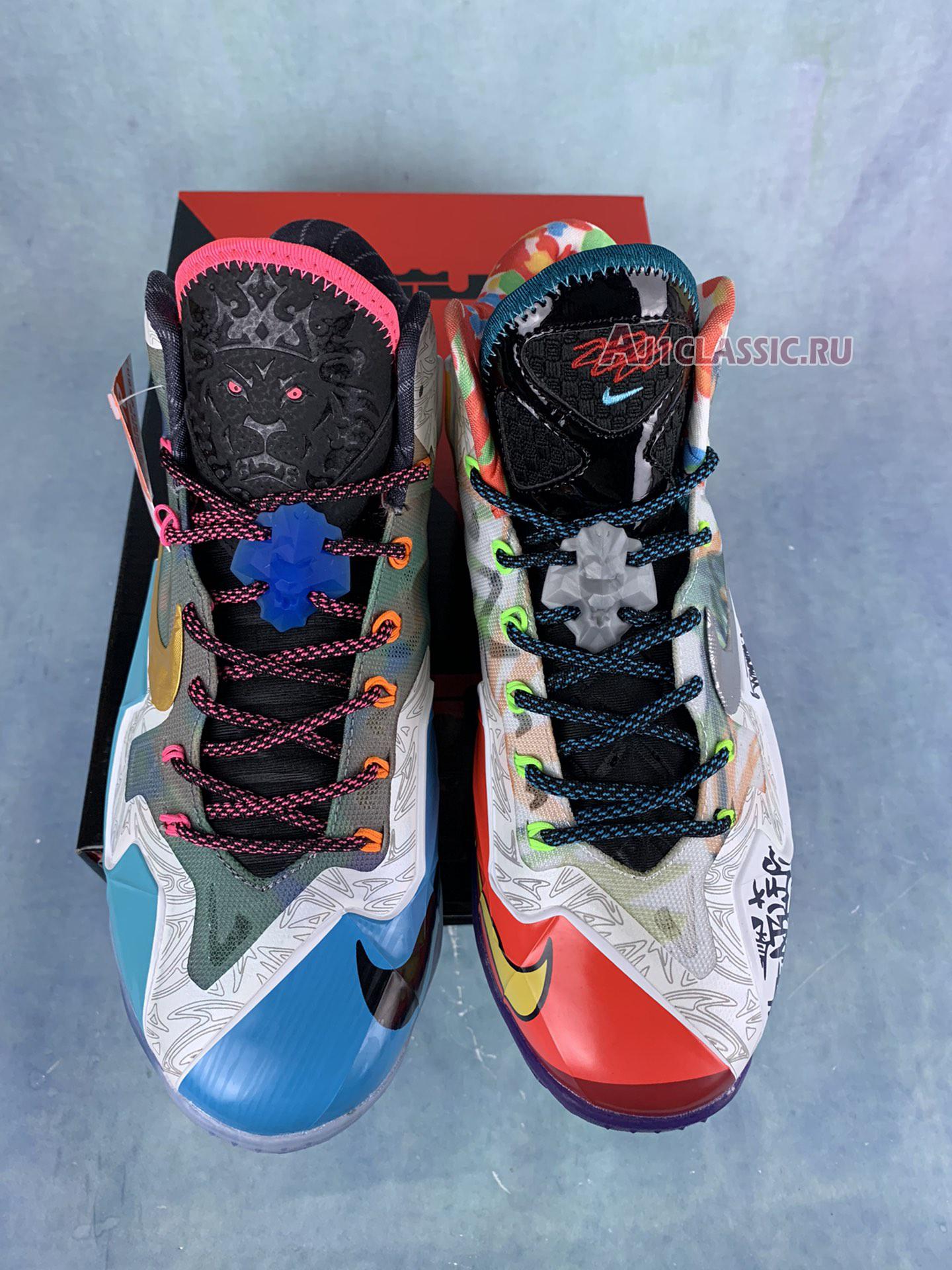 New Nike LeBron 11 Premium "What The LeBron" 650884-400 Shoes