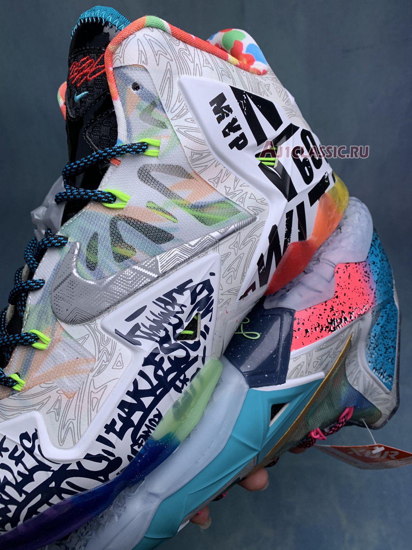 New Nike LeBron 11 Premium "What The LeBron" 650884-400 Shoes