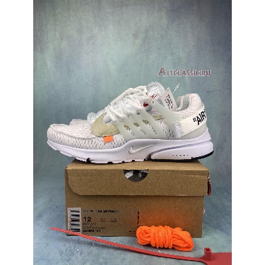 Off-White x Nike Air Presto White AA3830-100 White/Black/Cone Mens Womens Shoes