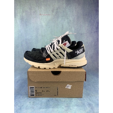 Off-White x Nike Air Presto The Ten AA3830-001 Black/Black-Muslin Mens Womens Shoes