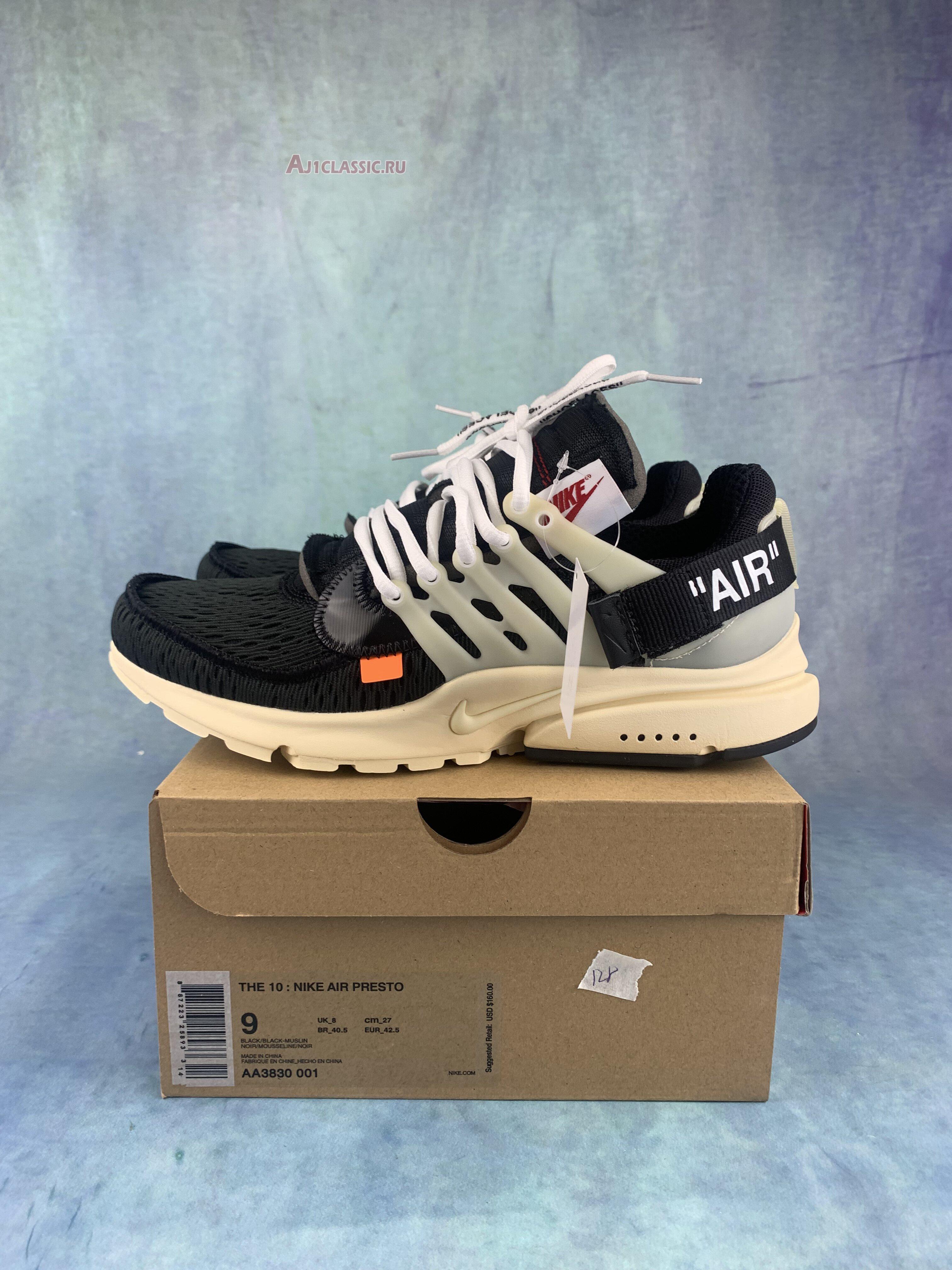 New Off-White x Nike Air Presto "The Ten" AA3830-001 Shoes