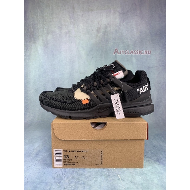 Off-White x Nike Air Presto Black AA3830-002 Black/White/Cone Mens Womens Shoes