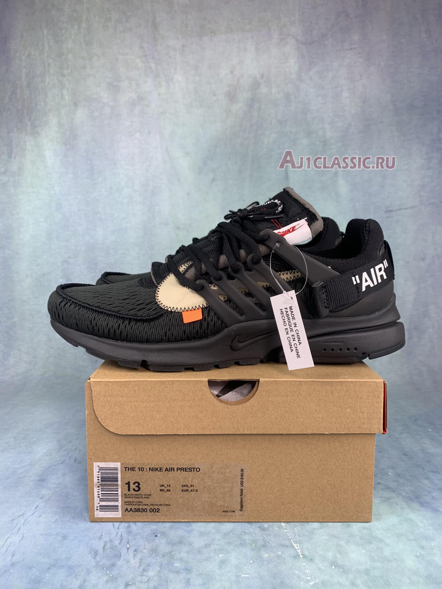 New Off-White x Nike Air Presto "Black" AA3830-002 Shoes