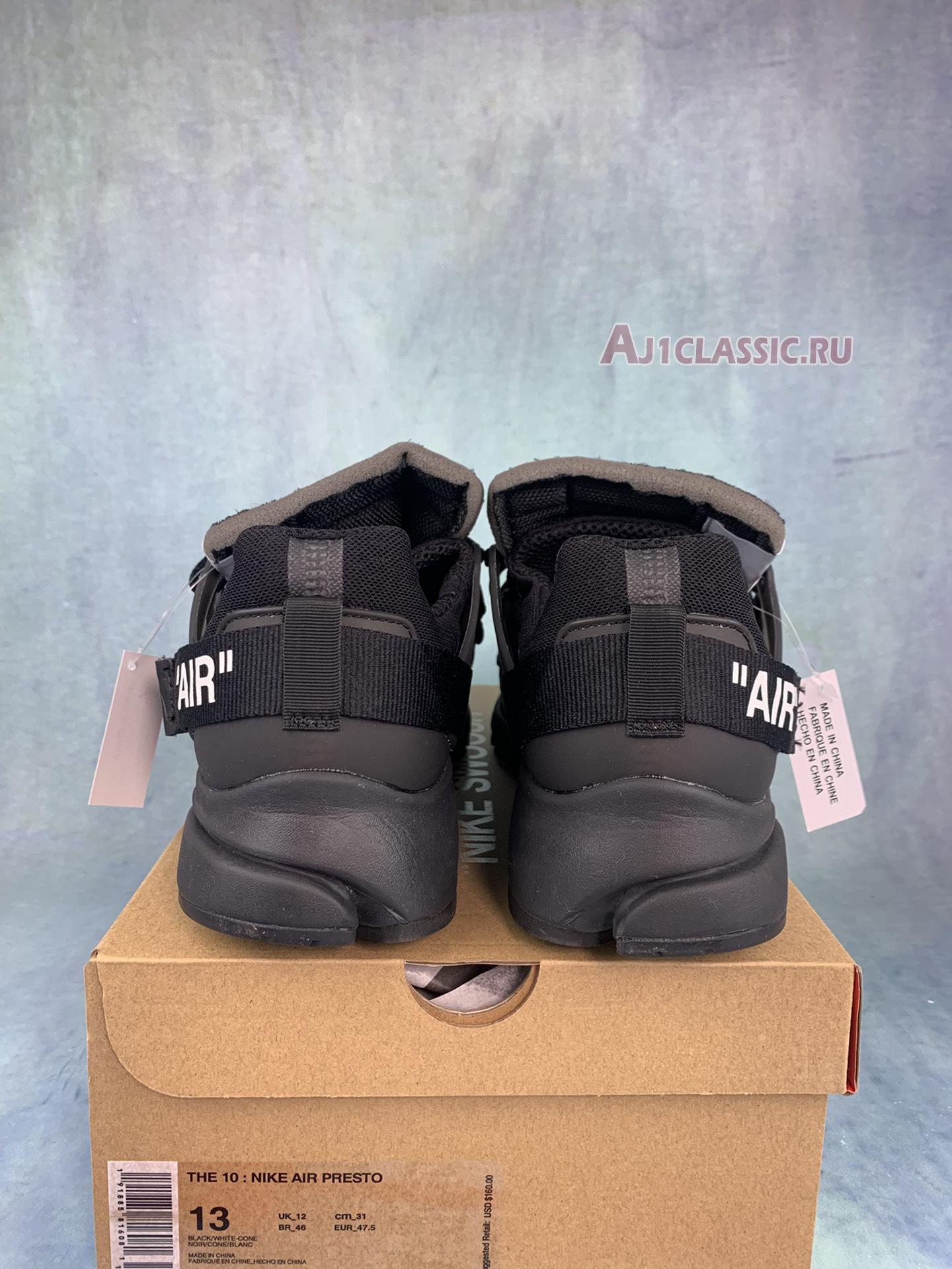 New Off-White x Nike Air Presto "Black" AA3830-002 Shoes