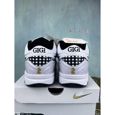 Nike Zoom Kobe 4 Protro Mambacita FJ9363-100 White/White/Black/Metallic Gold Mens Womens Shoes