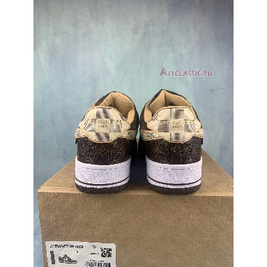 Louis Vuitton x Nike Air Force 1 Low Monogram Damier NAF1LV-04-02 Brown/Azure Sneakers