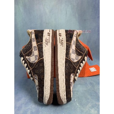 Louis Vuitton x Nike Air Force 1 Low Monogram Damier Pilot Case NAF1LV-04-03 Brown/Azure Sneakers