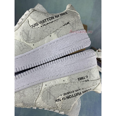 Louis Vuitton x Nike Air Force 1 Low Beige White NAF1LV-07 Beige White/Grey Sneakers