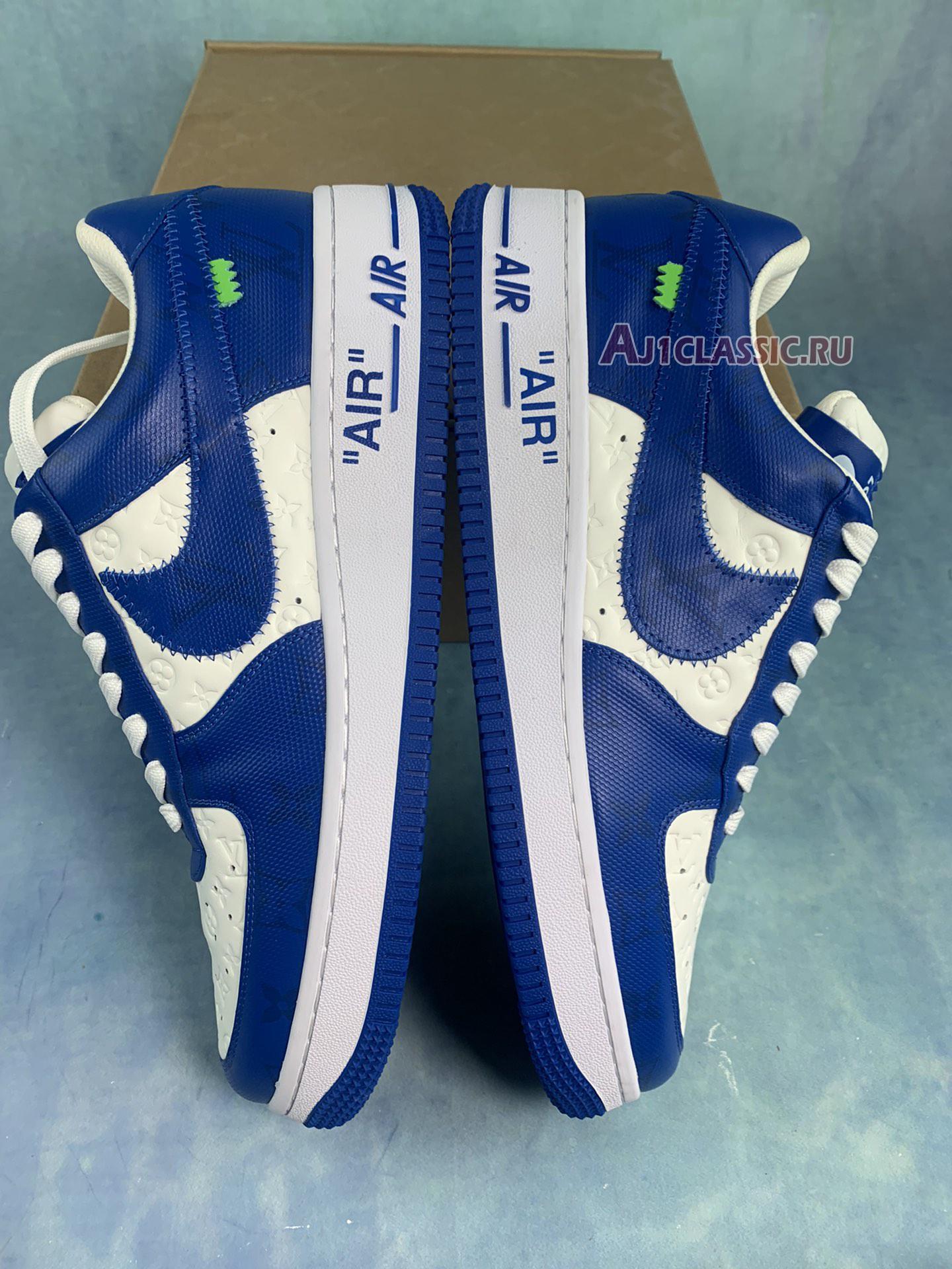 Louis Vuitton x Nike Air Force 1 Low "White Team Royal" 7108-5-2