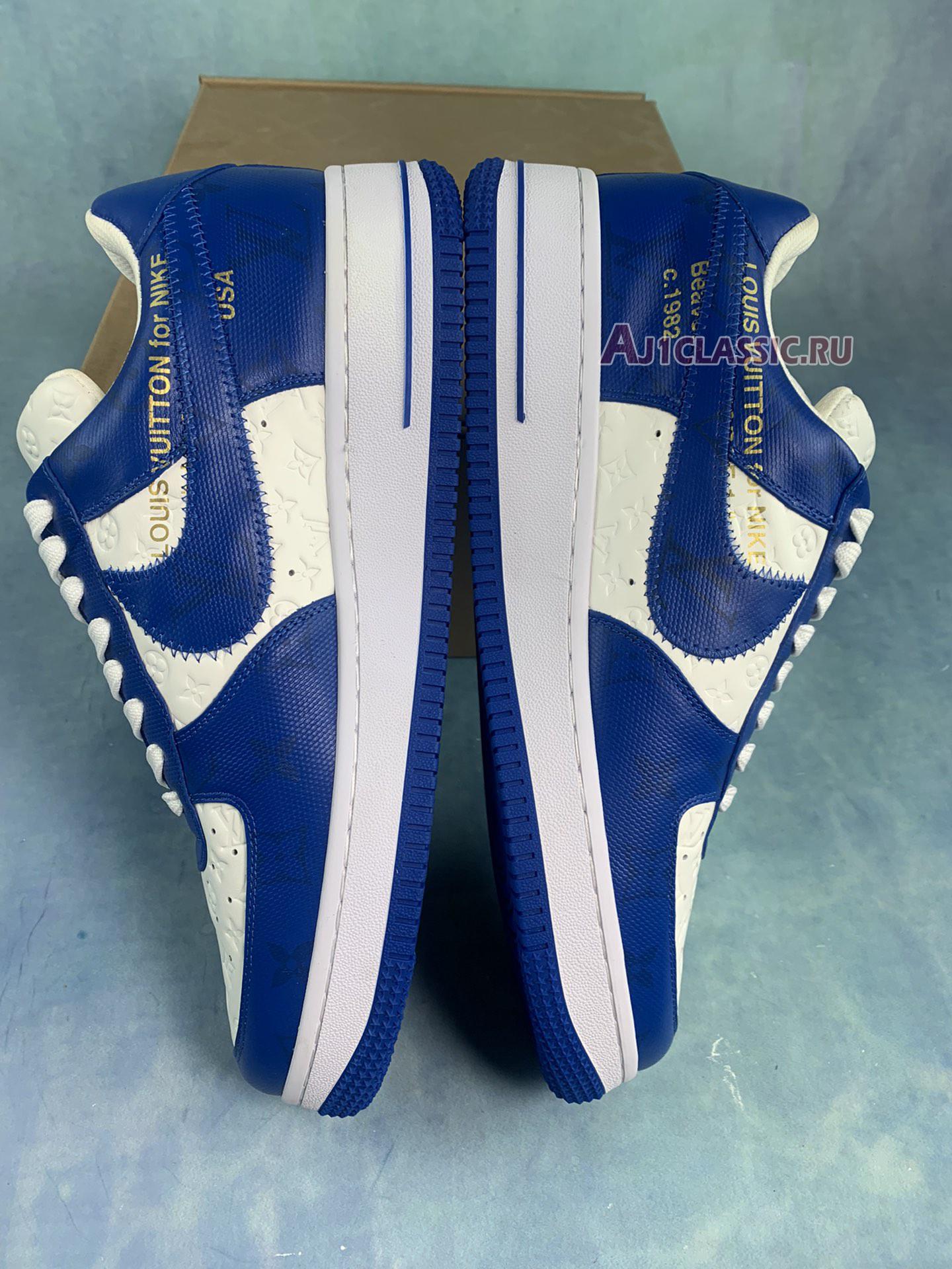 Louis Vuitton x Nike Air Force 1 Low "White Team Royal" 7108-5-2