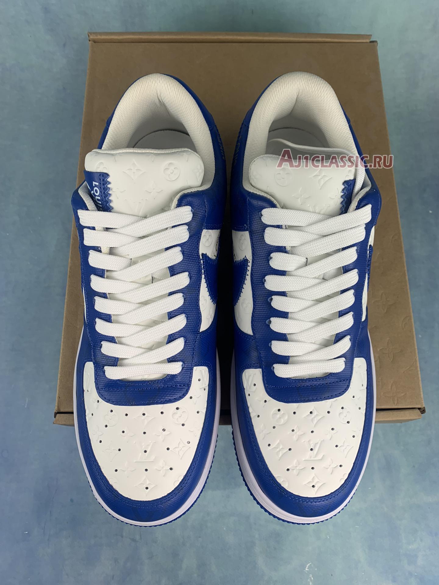 Louis Vuitton x Nike Air Force 1 Low "White Team Royal" 7108-5-2