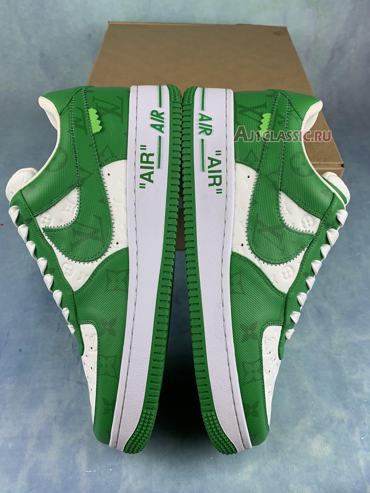 New Louis Vuitton x Nike Air Force 1 Low "White Gym Green" 7108-6-2 Shoes