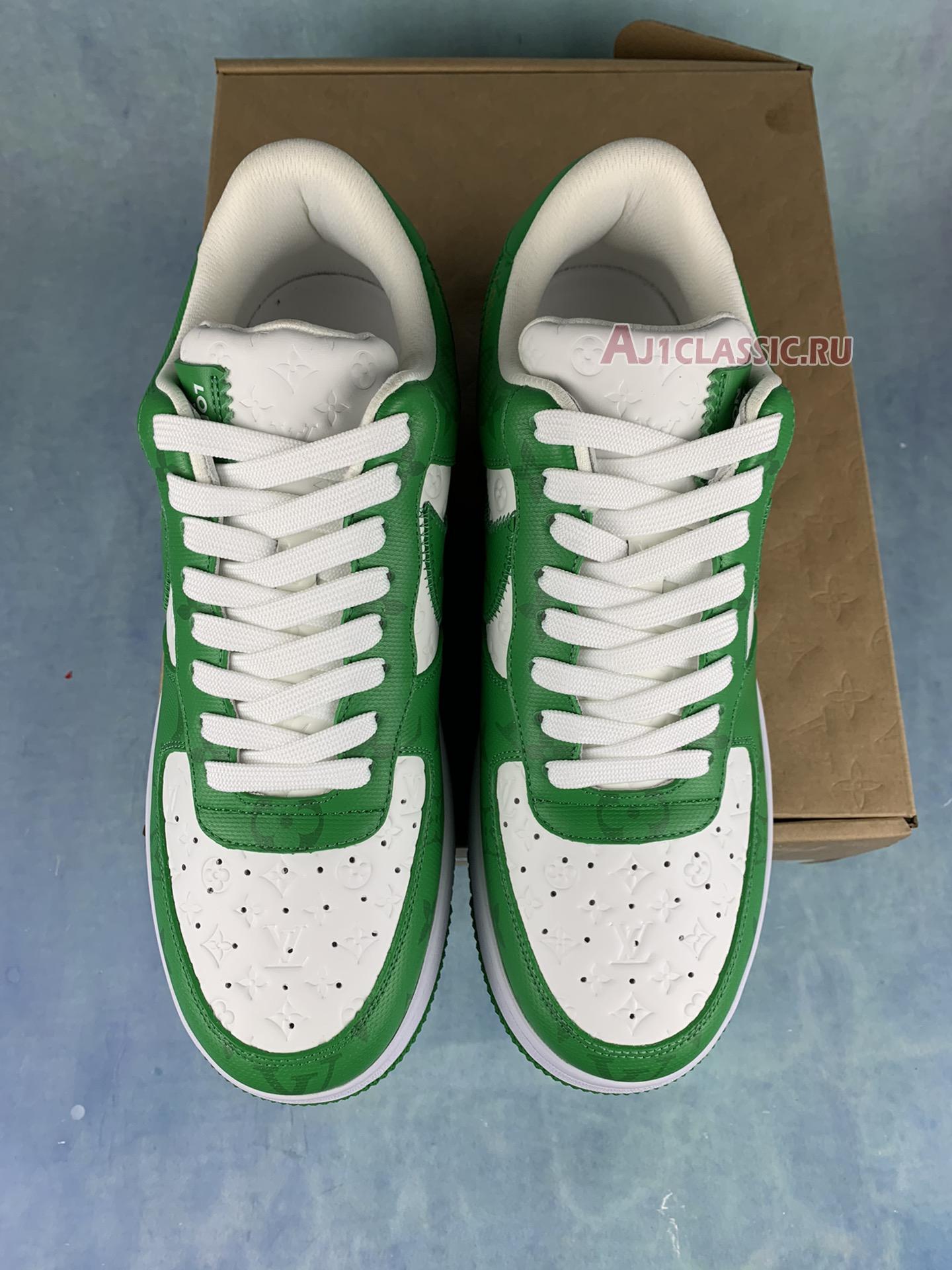 Louis Vuitton x Nike Air Force 1 Low "White Gym Green" 7108-6-2