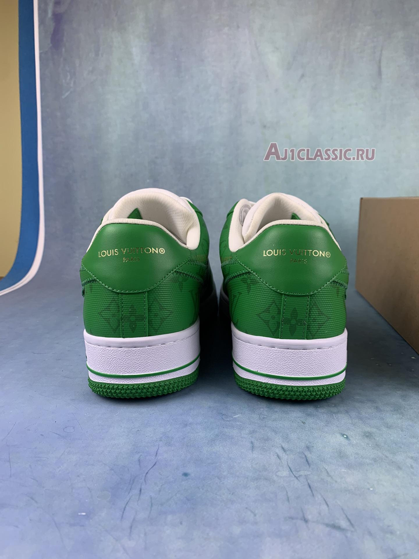 New Louis Vuitton x Nike Air Force 1 Low "White Gym Green" 7108-6-2 Shoes