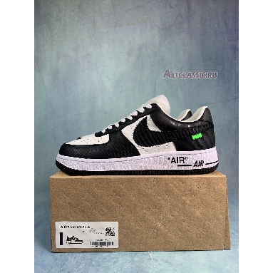 Louis Vuitton x Nike Air Force 1 Low Black White 7108-8-2 Black/White Sneakers