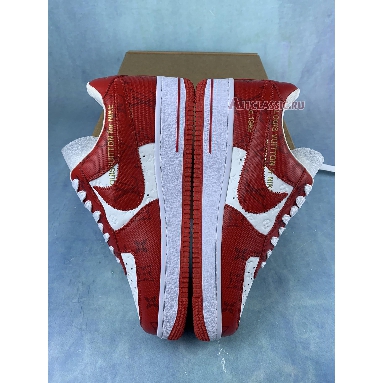 Louis Vuitton x Nike Air Force 1 Low White Comet Red MS0232-2 White/Comet Red Mens Womens Shoes