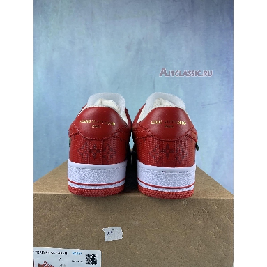 Louis Vuitton x Nike Air Force 1 Low White Comet Red MS0232-2 White/Comet Red Mens Womens Shoes