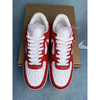 Louis Vuitton x Nike Air Force 1 Low White Comet Red MS0232-2 White/Comet Red Sneakers