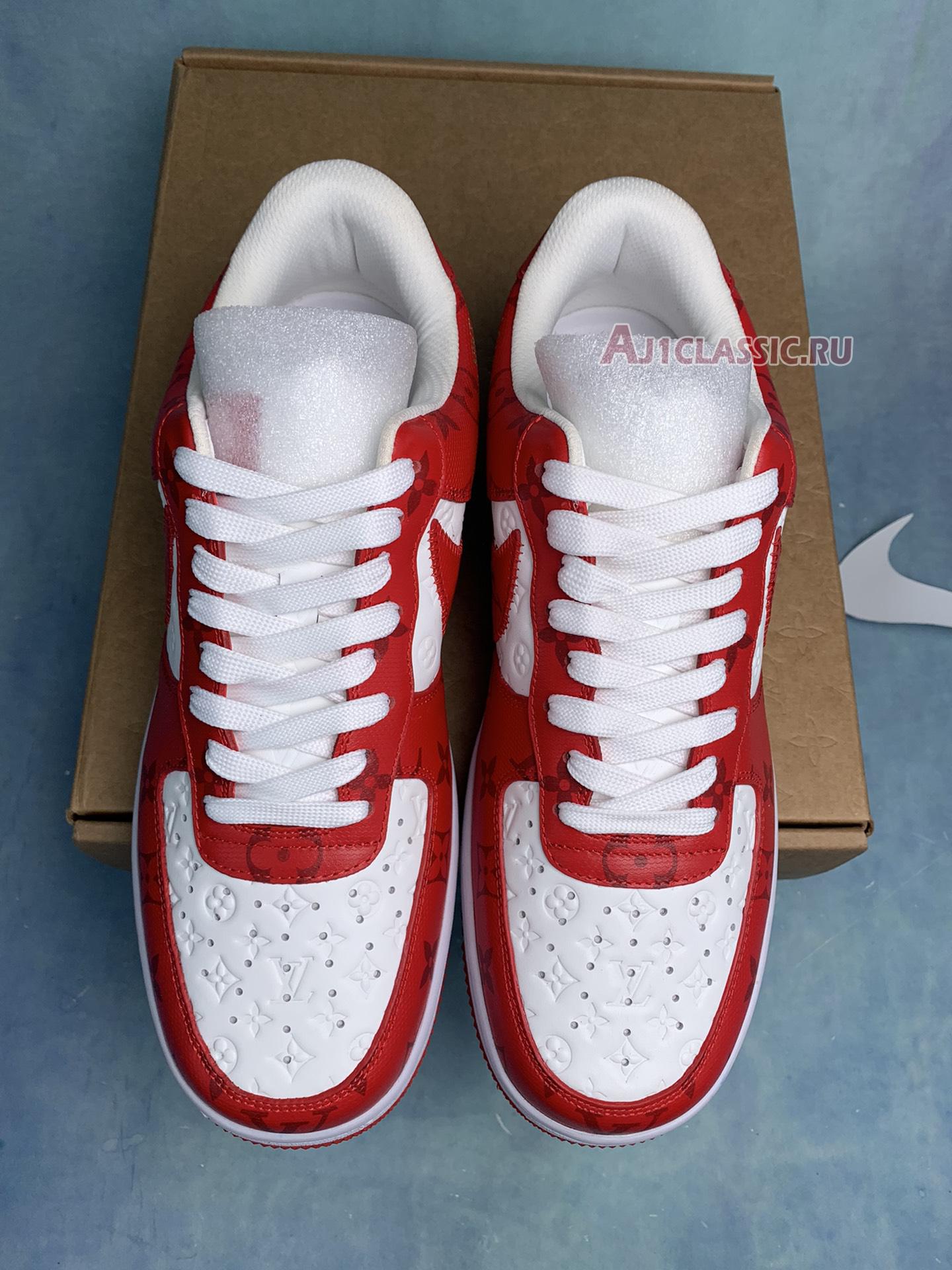 Louis Vuitton x Nike Air Force 1 Low "White Comet Red" MS0232-2