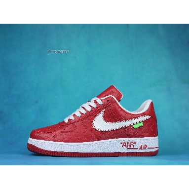 Louis Vuitton x Nike Air Force 1 Low Red NAF1LV-09 Red/White Sneakers