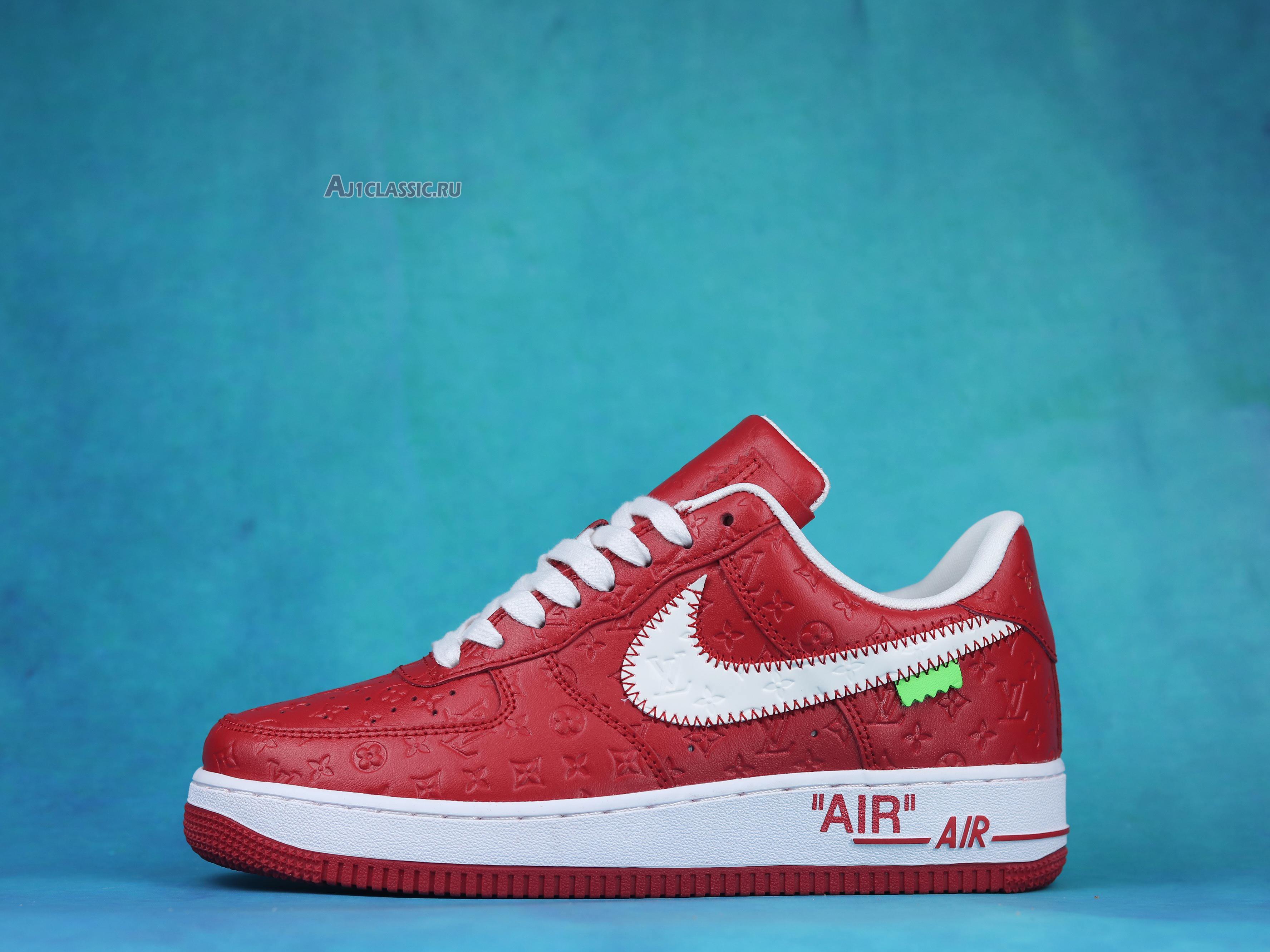 Louis Vuitton x Nike Air Force 1 Low "Red" NAF1LV-09