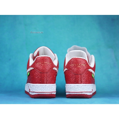 Louis Vuitton x Nike Air Force 1 Low Red NAF1LV-09 Red/White Sneakers