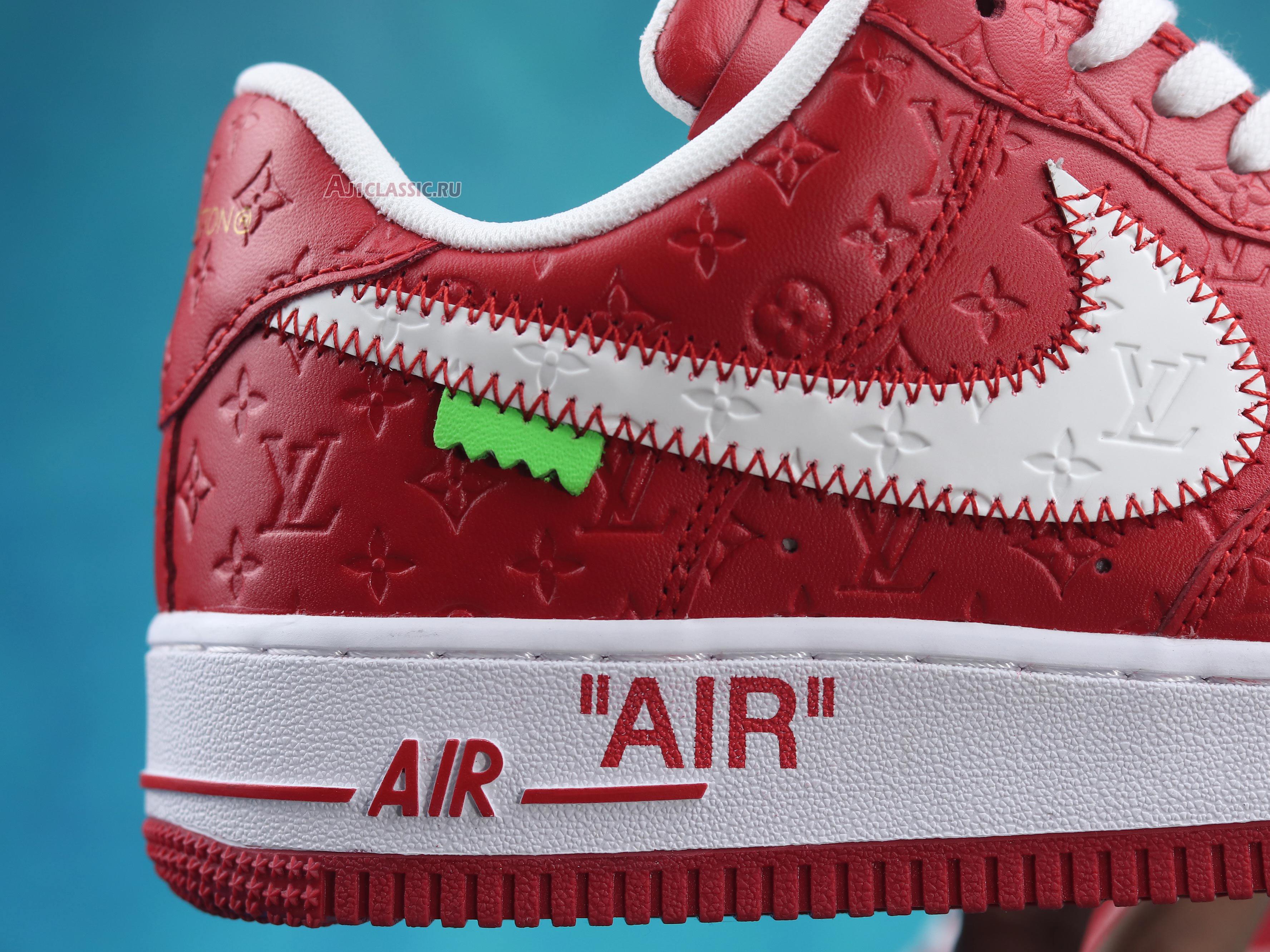 Louis Vuitton x Nike Air Force 1 Low "Red" NAF1LV-09