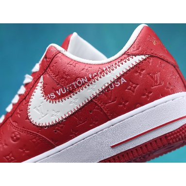 Louis Vuitton x Nike Air Force 1 Low Red NAF1LV-09 Red/White Sneakers