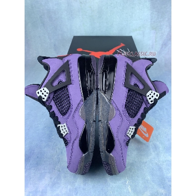 Travis Scott x Air Jordan 4 Retro Purple Suede - Black Midsole AJ4-766296 Purple Dynasty/Varsity Red/Black Mens Womens Shoes