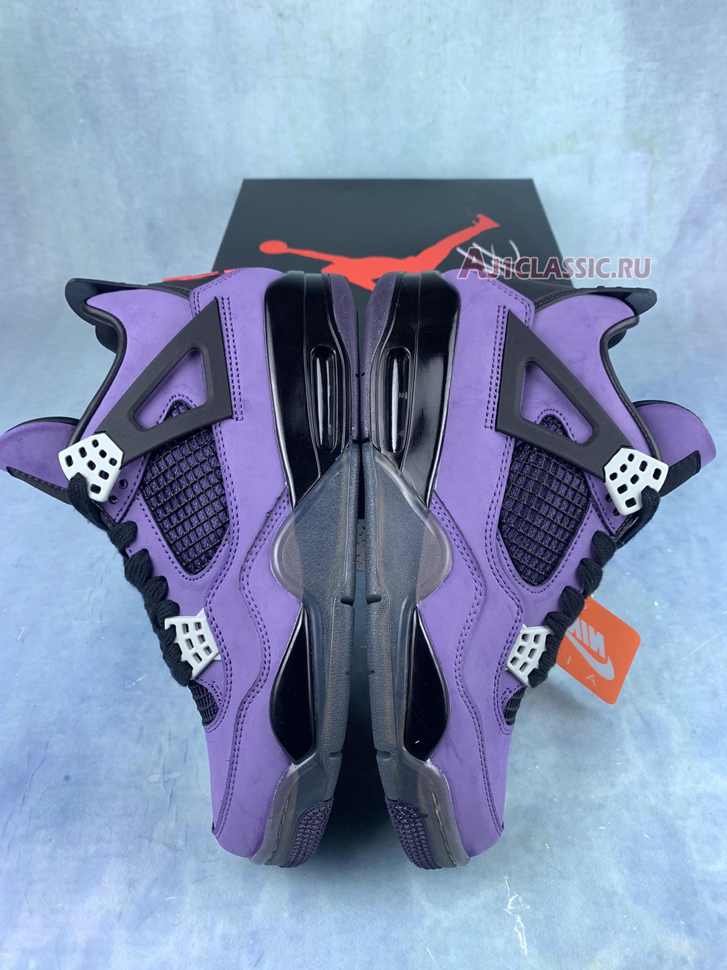 New Travis Scott x Air Jordan 4 Retro "Purple Suede - Black Midsole" AJ4-766296 Shoes