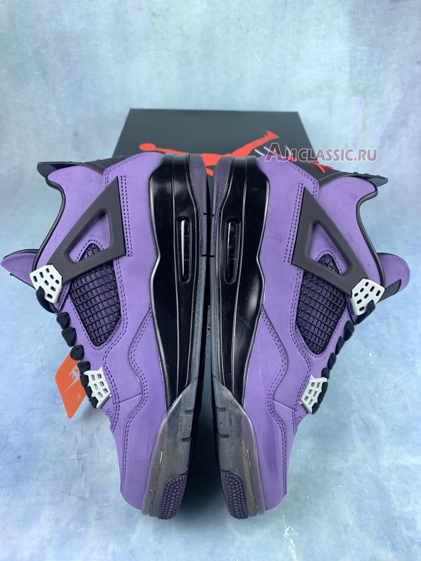 New Travis Scott x Air Jordan 4 Retro "Purple Suede - Black Midsole" AJ4-766296 Shoes