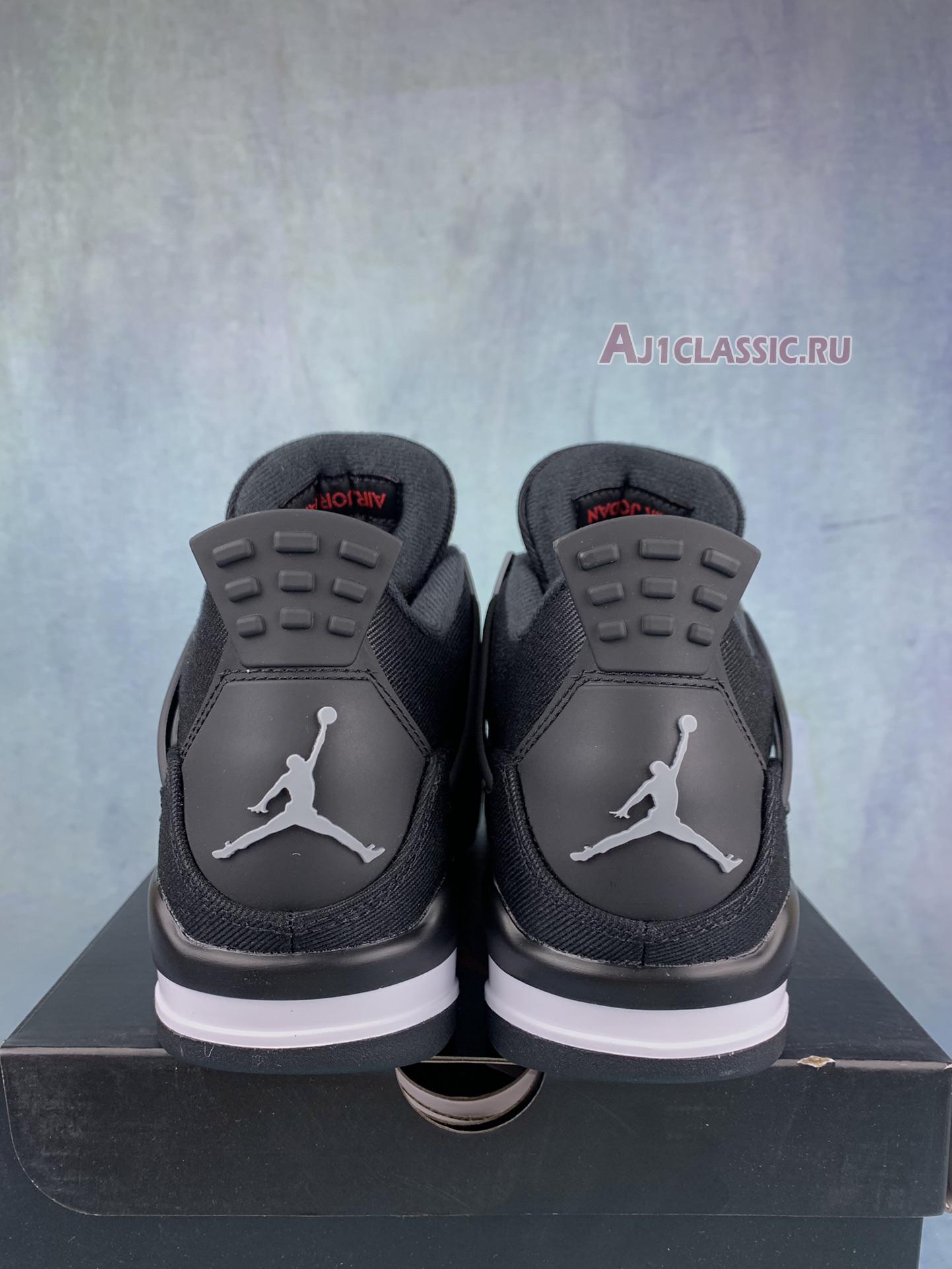 New Air Jordan 4 "Black Canvas" DH7138-006-2 Shoes