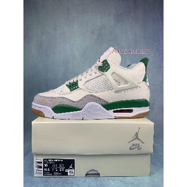 Nike SB x Air Jordan 4 Retro SP Pine Green DR5415-103 Sail/Pine Green/Neutral Grey/White Mens Womens Shoes