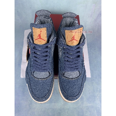 Levis x Air Jordan 4 Retro Denim AO2571-401-2 Denim/Denim-Sail-Game Red Sneakers