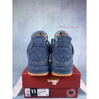 Levis x Air Jordan 4 Retro Denim AO2571-401-2 Denim/Denim-Sail-Game Red Mens Womens Shoes