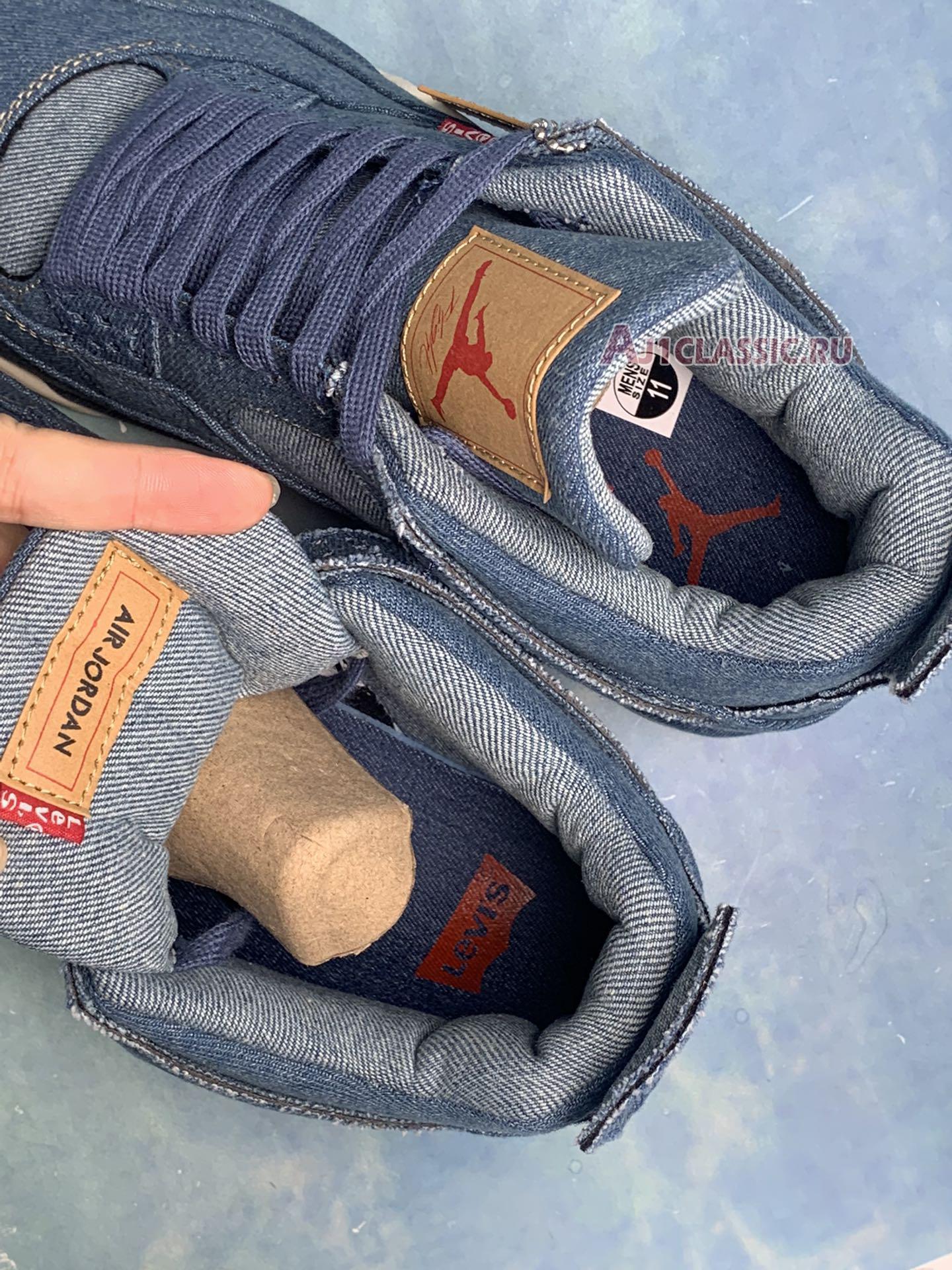 Levis x Air Jordan 4 Retro "Denim" AO2571-401-2