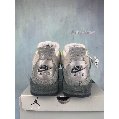 Air Jordan 4 SE Neon CT5342-007-2 Cool Grey/Volt/Wolf Grey/Anthracite Mens Womens Shoes